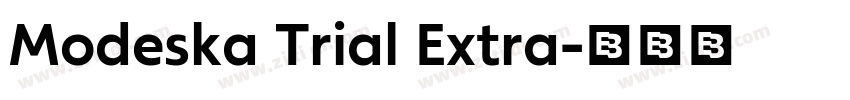 Modeska Trial Extra字体转换
